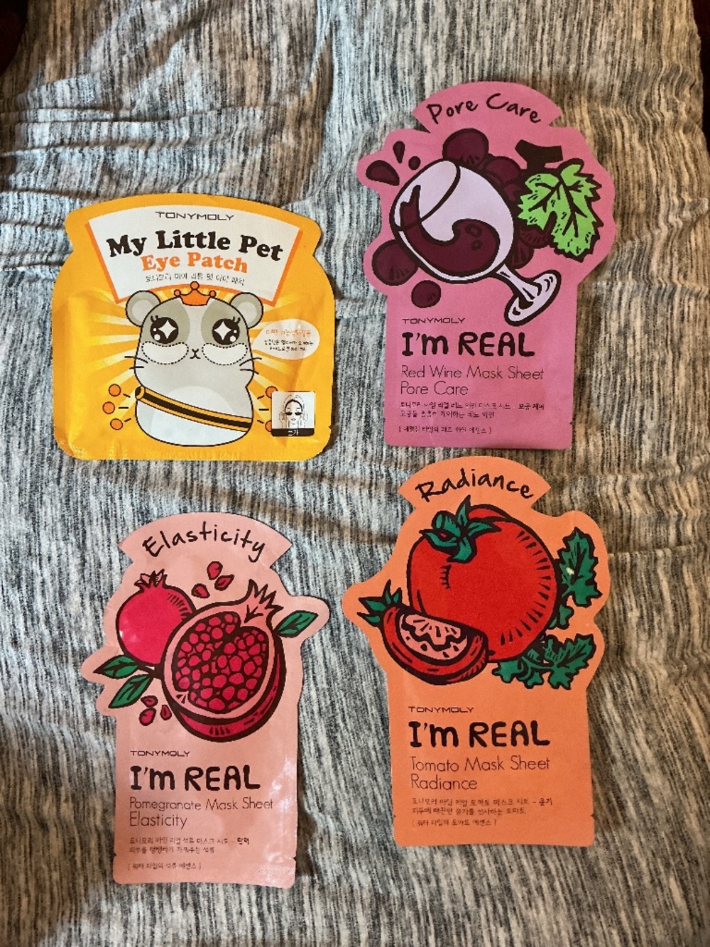 4 NEW Tonymoly I’m Rea Mask Sheet & My Little Pet Eye Patch